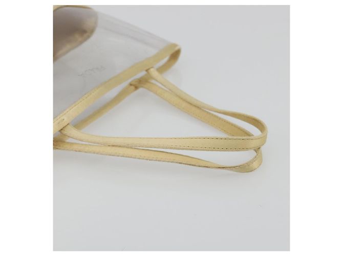 Borsa a mano PRADA Vinyl Gold Auth bs36756 D'oro - vista 8