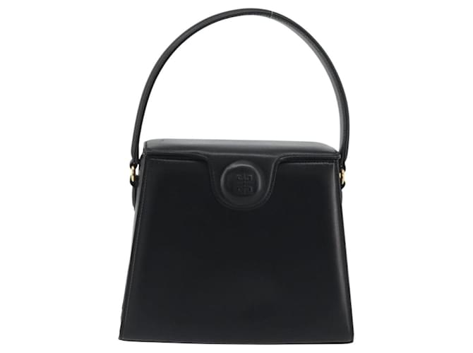 Borsa a mano GIVENCHY in pelle nera e oro Auth 195642A Nero D'oro - vista 13