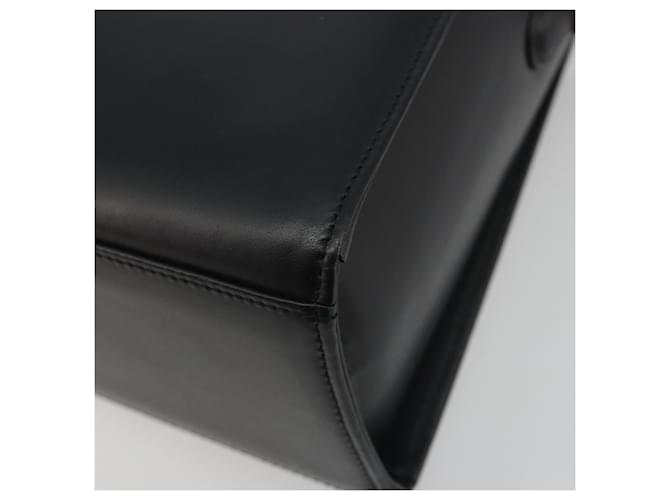 Borsa a mano GIVENCHY in pelle nera e oro Auth 195642A Nero D'oro - vista 15