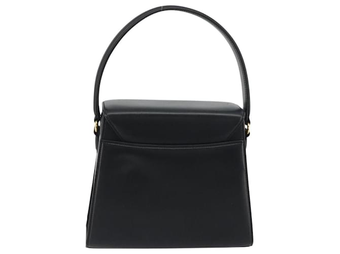 Borsa a mano GIVENCHY in pelle nera e oro Auth 195642A Nero D'oro - vista 2