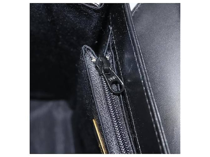 Borsa a mano GIVENCHY in pelle nera e oro Auth 195642A Nero D'oro - vista 21