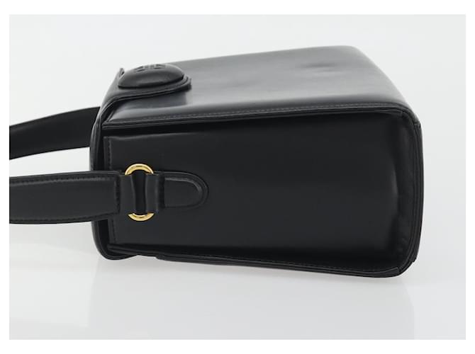 Borsa a mano GIVENCHY in pelle nera e oro Auth 195642A Nero D'oro - vista 4