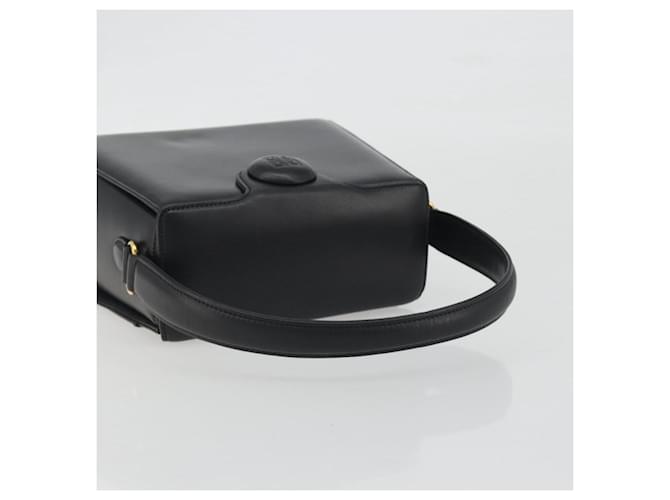 Borsa a mano GIVENCHY in pelle nera e oro Auth 195642A Nero D'oro - vista 7