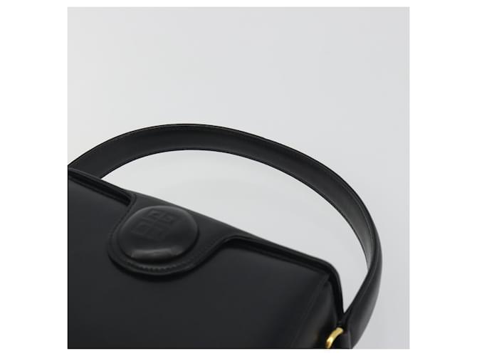 Borsa a mano GIVENCHY in pelle nera e oro Auth 195642A Nero D'oro - vista 8