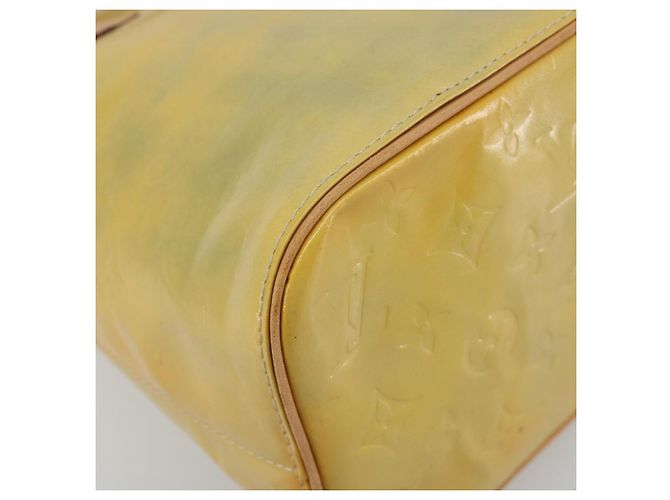 LOUIS VUITTON Monogram Vernis Houston Hand Bag Gris M91053 LV Auth 195071 Grigio - vista 15