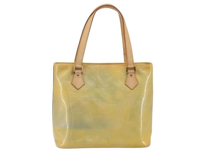 LOUIS VUITTON Monogram Vernis Houston Hand Bag Gris M91053 LV Auth 195071 Grigio - vista 2