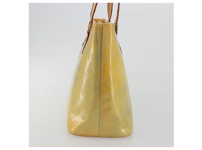 LOUIS VUITTON Monogram Vernis Houston Hand Bag Gris M91053 LV Auth 195071 Grigio - vista 3