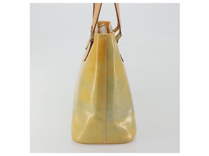 LOUIS VUITTON Monogram Vernis Houston Hand Bag Gris M91053 LV Auth 195071 Grigio - vista 4