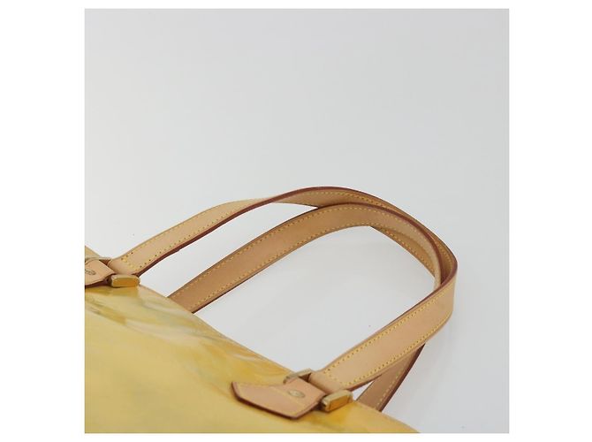 LOUIS VUITTON Monogram Vernis Houston Hand Bag Gris M91053 LV Auth 195071 Grigio - vista 8