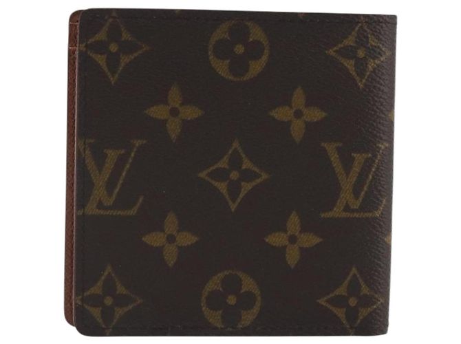 LOUIS VUITTON Monogram Portefeuille Marco Bifold Wallet M61675 LV Auth 196137 Monograma - vista 2