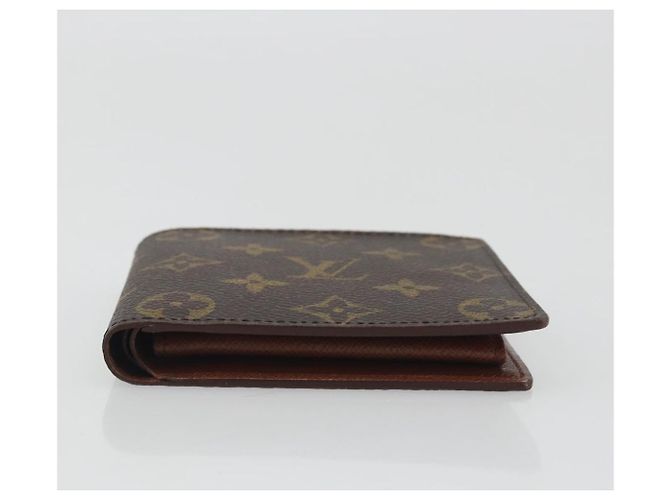 LOUIS VUITTON Monogram Portefeuille Marco Bifold Wallet M61675 LV Auth 196137 Monograma - vista 6