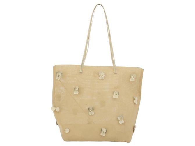 Borsa Tote PRADA in rete Beige Auth bs36710 - vista 13