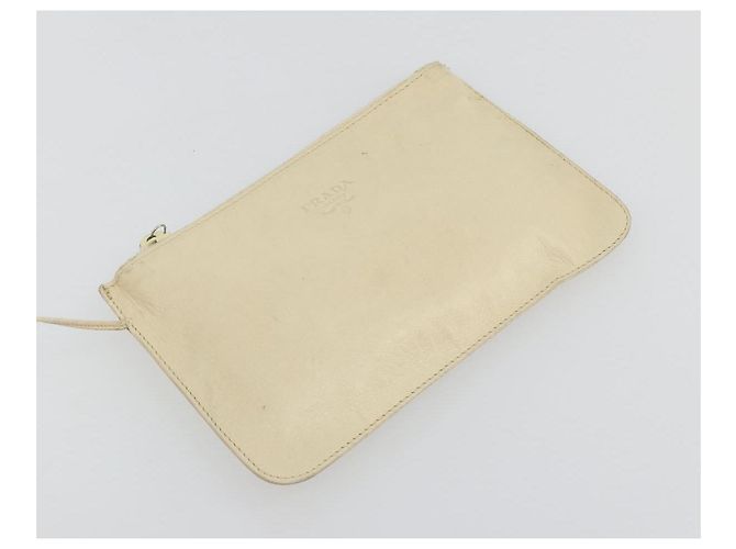 Borsa Tote PRADA in rete Beige Auth bs36710 - vista 21