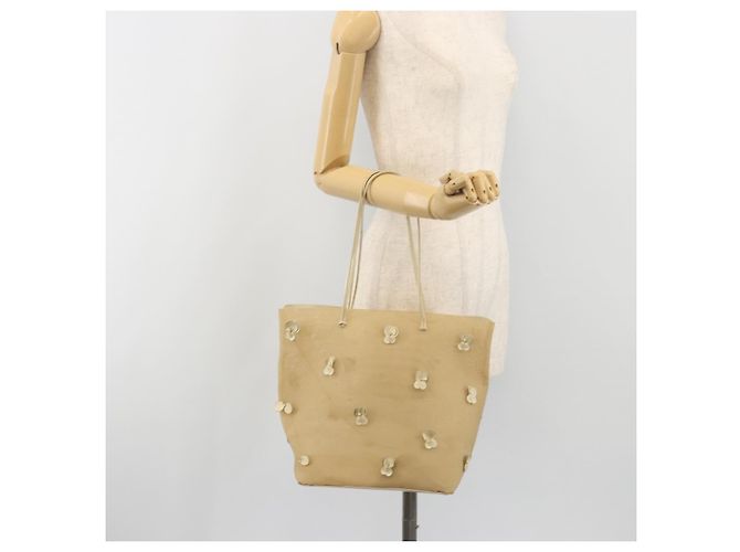 Borsa Tote PRADA in rete Beige Auth bs36710 - vista 23