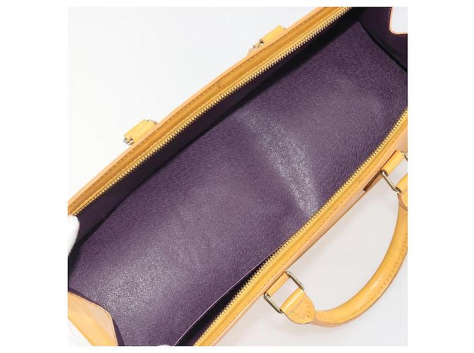 LOUIS VUITTON Epi Sac Triangle Hand Bag Yellow M52099 LV Auth 195374 Giallo - vista 11