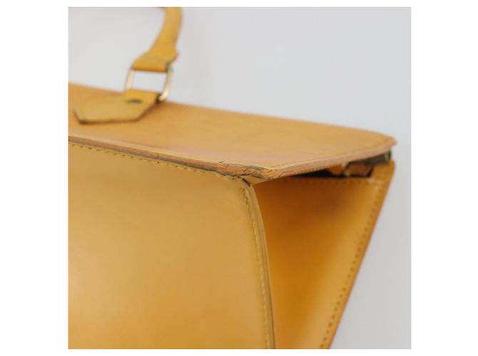 LOUIS VUITTON Epi Sac Triangle Hand Bag Yellow M52099 LV Auth 195374 Giallo - vista 15