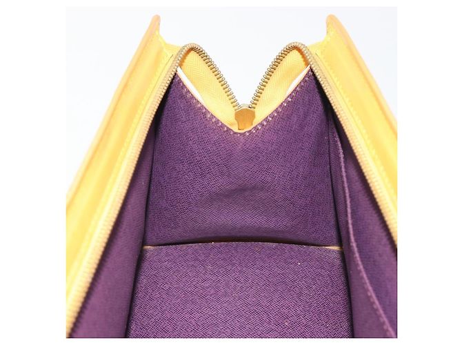 LOUIS VUITTON Epi Sac Triangle Hand Bag Yellow M52099 LV Auth 195374 Giallo - vista 18