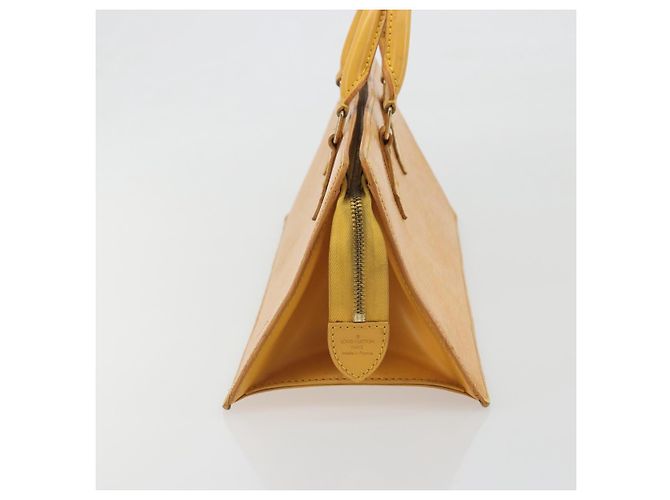 LOUIS VUITTON Epi Sac Triangle Hand Bag Yellow M52099 LV Auth 195374 Giallo - vista 4