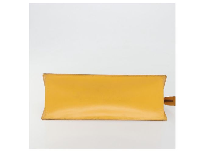 LOUIS VUITTON Epi Sac Triangle Hand Bag Yellow M52099 LV Auth 195374 Giallo - vista 5