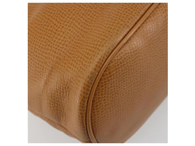 Borsa Christian Dior in pelle 2way Marrone Oro Auth bs36780 D'oro - vista 16