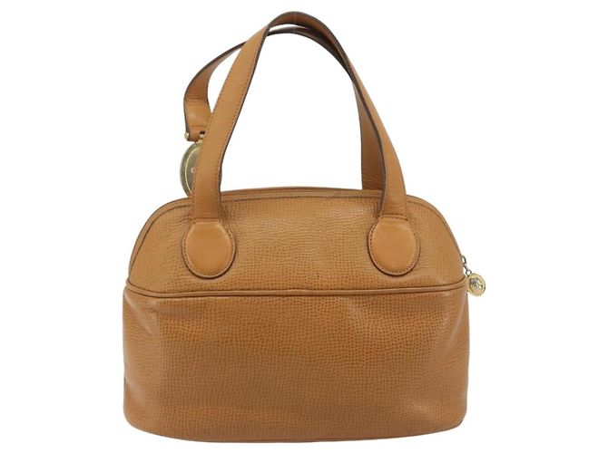Borsa Christian Dior in pelle 2way Marrone Oro Auth bs36780 D'oro - vista 2