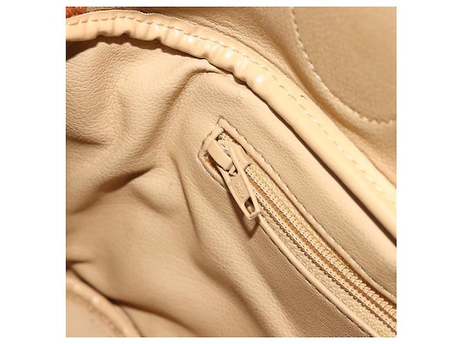Borsa Christian Dior in pelle 2way Marrone Oro Auth bs36780 D'oro - vista 20