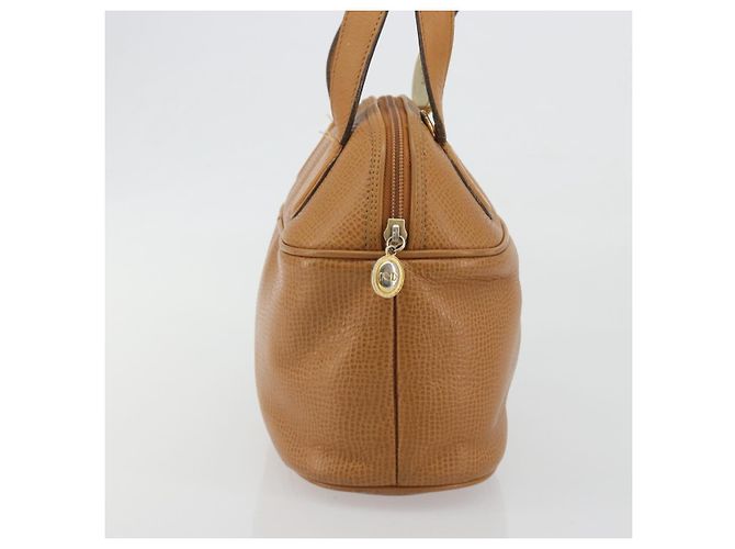 Borsa Christian Dior in pelle 2way Marrone Oro Auth bs36780 D'oro - vista 4