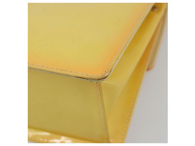 LOUIS VUITTON Monogram Vernis Spring Street Lime Giallo M91068 LV Auth 196196 D'oro - vista 17