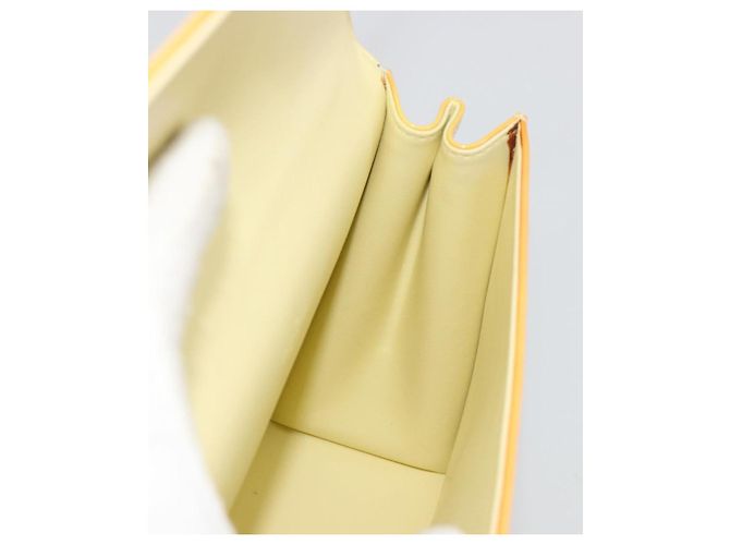 LOUIS VUITTON Monogram Vernis Spring Street Lime Giallo M91068 LV Auth 196196 D'oro - vista 22