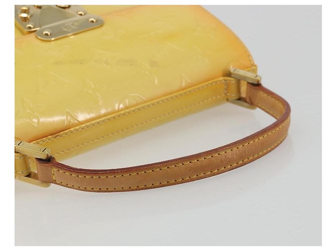 LOUIS VUITTON Monogram Vernis Spring Street Lime Giallo M91068 LV Auth 196196 D'oro - vista 7