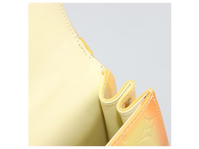 LOUIS VUITTON Monogram Vernis Spring Street Lime Giallo M91068 LV Auth 196196 D'oro - vista 9