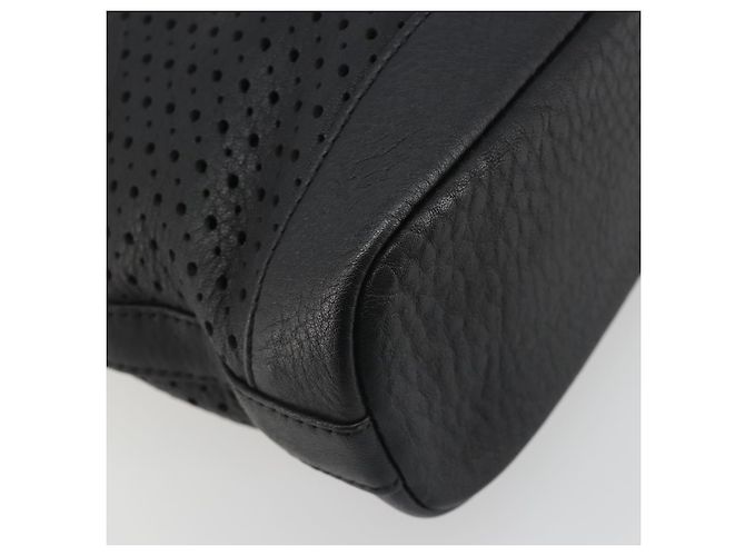 Chloé Borsa a mano Chloe in pelle nera Auth 195646A Nero - vista 16