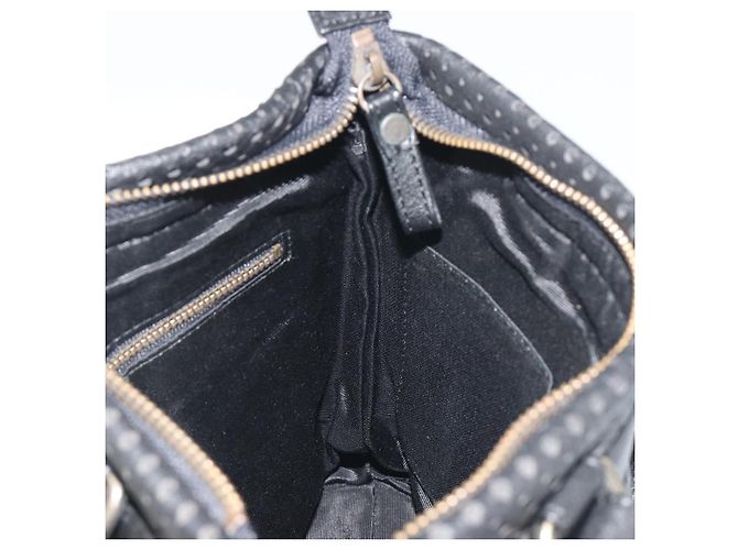 Chloé Borsa a mano Chloe in pelle nera Auth 195646A Nero - vista 19
