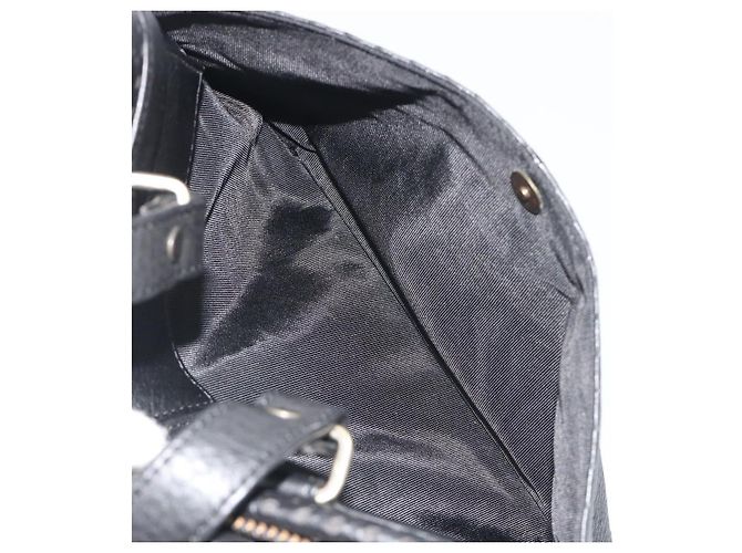 Chloé Borsa a mano Chloe in pelle nera Auth 195646A Nero - vista 24