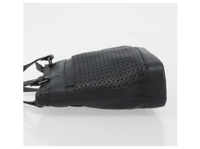 Chloé Borsa a mano Chloe in pelle nera Auth 195646A Nero - vista 4