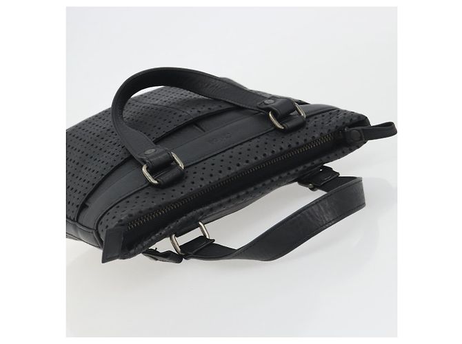 Chloé Borsa a mano Chloe in pelle nera Auth 195646A Nero - vista 6