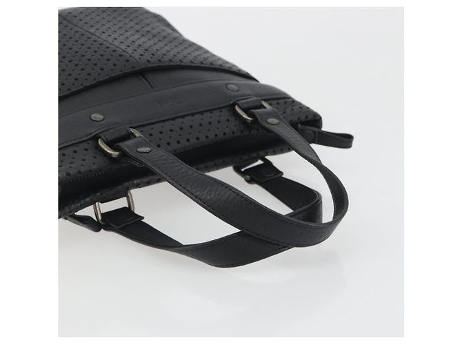Chloé Borsa a mano Chloe in pelle nera Auth 195646A Nero - vista 7