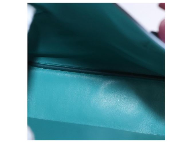 PRADA Handtasche Saffiano 2-Wege Hellblau Goldton Auth 195344M - Ansicht 25