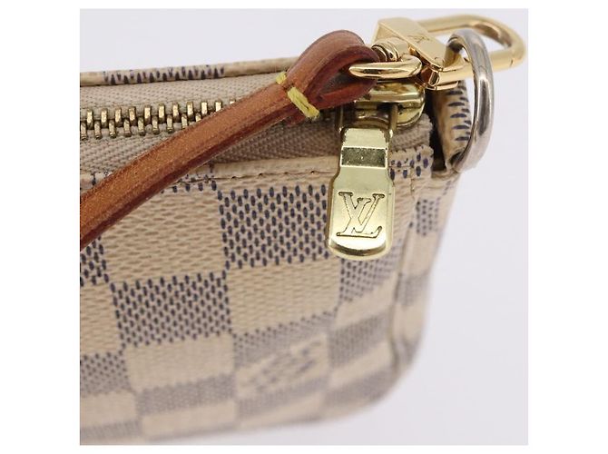 LOUIS VUITTON Pochette Accessoires Damier Azur N51986 Auth LV 194999 - vista 10