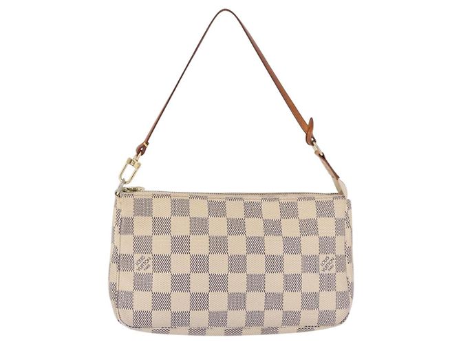 LOUIS VUITTON Pochette Accessoires Damier Azur N51986 Auth LV 194999 - vista 13