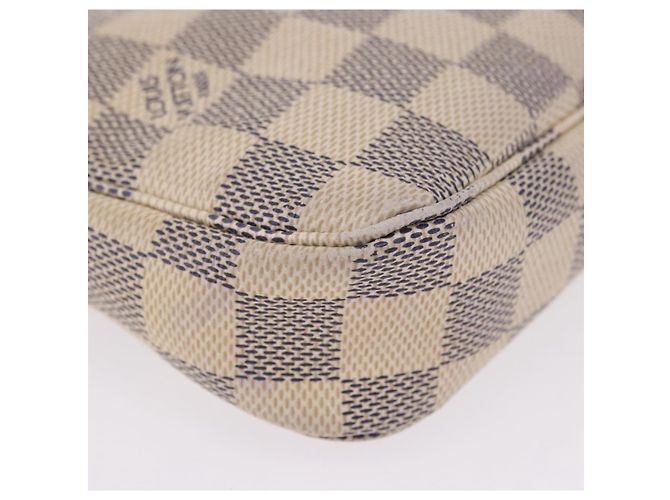 LOUIS VUITTON Pochette Accessoires Damier Azur N51986 Auth LV 194999 - vista 14