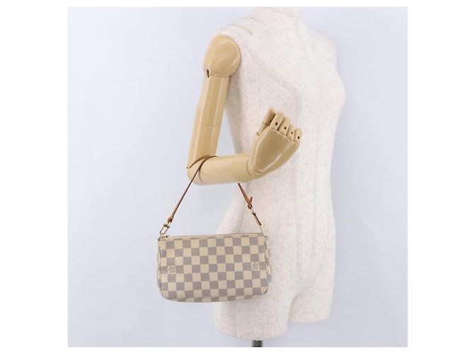 LOUIS VUITTON Pochette Accessoires Damier Azur N51986 Auth LV 194999 - vista 21