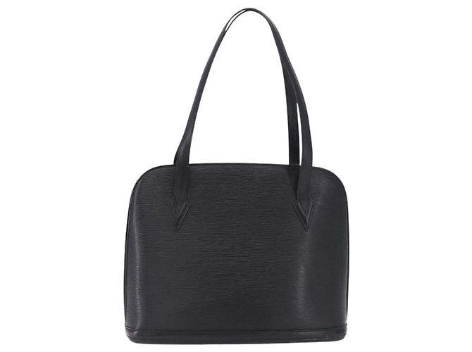 LOUIS VUITTON Epi Lussac Schultertasche Schwarz M52282 LV Auth ka5660 - Ansicht 13