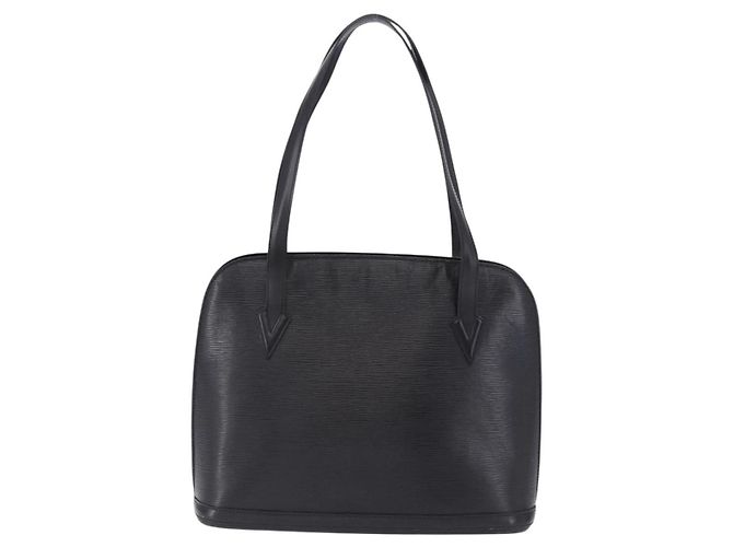 LOUIS VUITTON Epi Lussac Schultertasche Schwarz M52282 LV Auth ka5660 - Ansicht 2