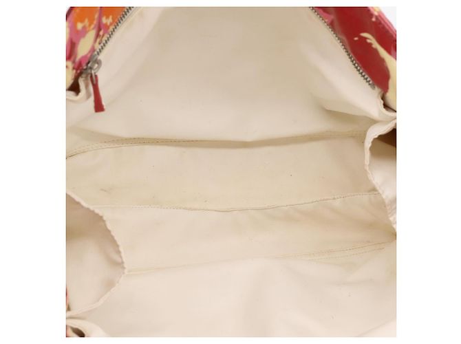 CHANEL Borsa Tote Alta Estate PVC Tela Rossa CC Auth 196247 Rosso - vista 10