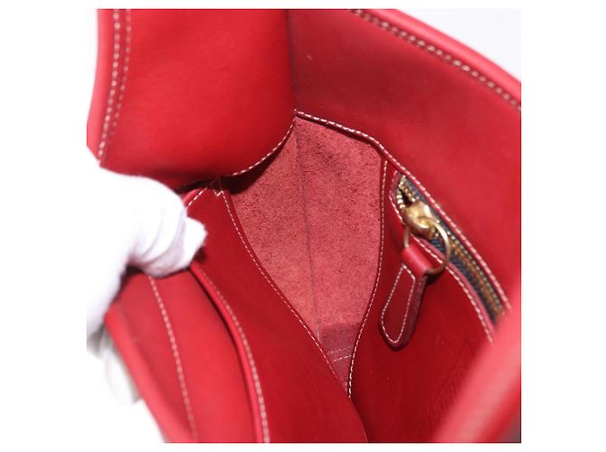 Coach Borsa a Spalla in Pelle Rossa e Oro Auth 194429A Rosso D'oro - vista 19
