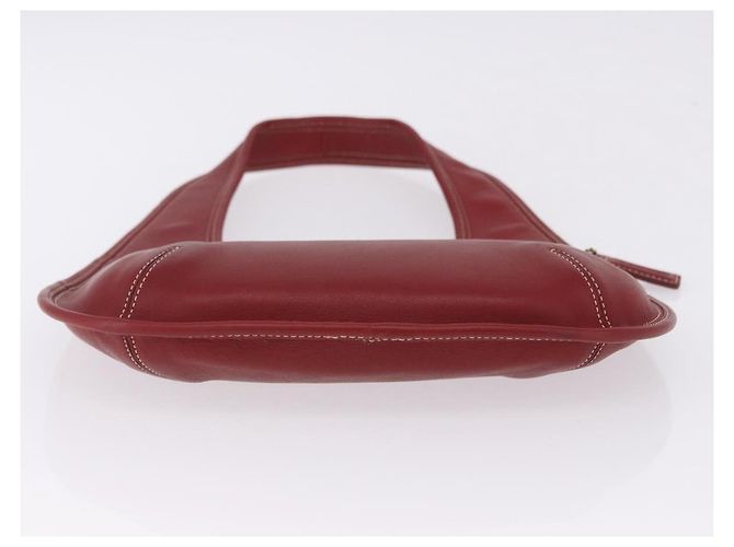 Coach Borsa a Spalla in Pelle Rossa e Oro Auth 194429A Rosso D'oro - vista 5