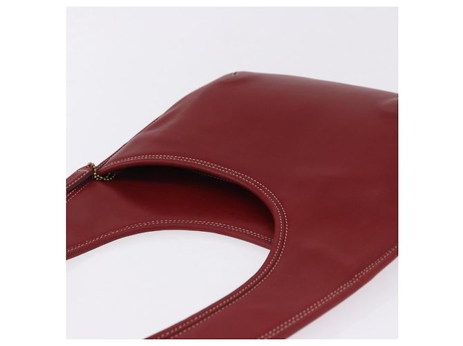 Coach Borsa a Spalla in Pelle Rossa e Oro Auth 194429A Rosso D'oro - vista 6