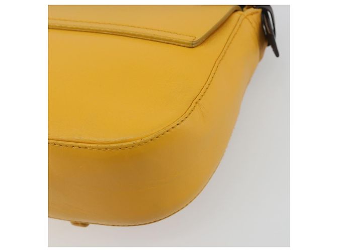 Borsa a tracolla BALLY in pelle Giallo Oro Auth 195037A D'oro - vista 16