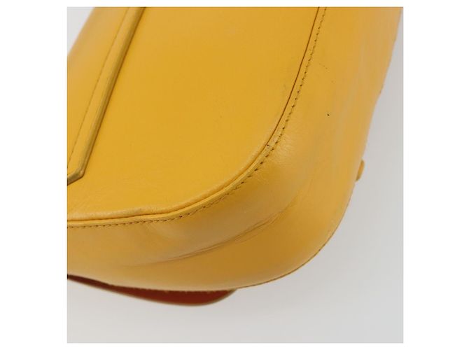 Borsa a tracolla BALLY in pelle Giallo Oro Auth 195037A D'oro - vista 17